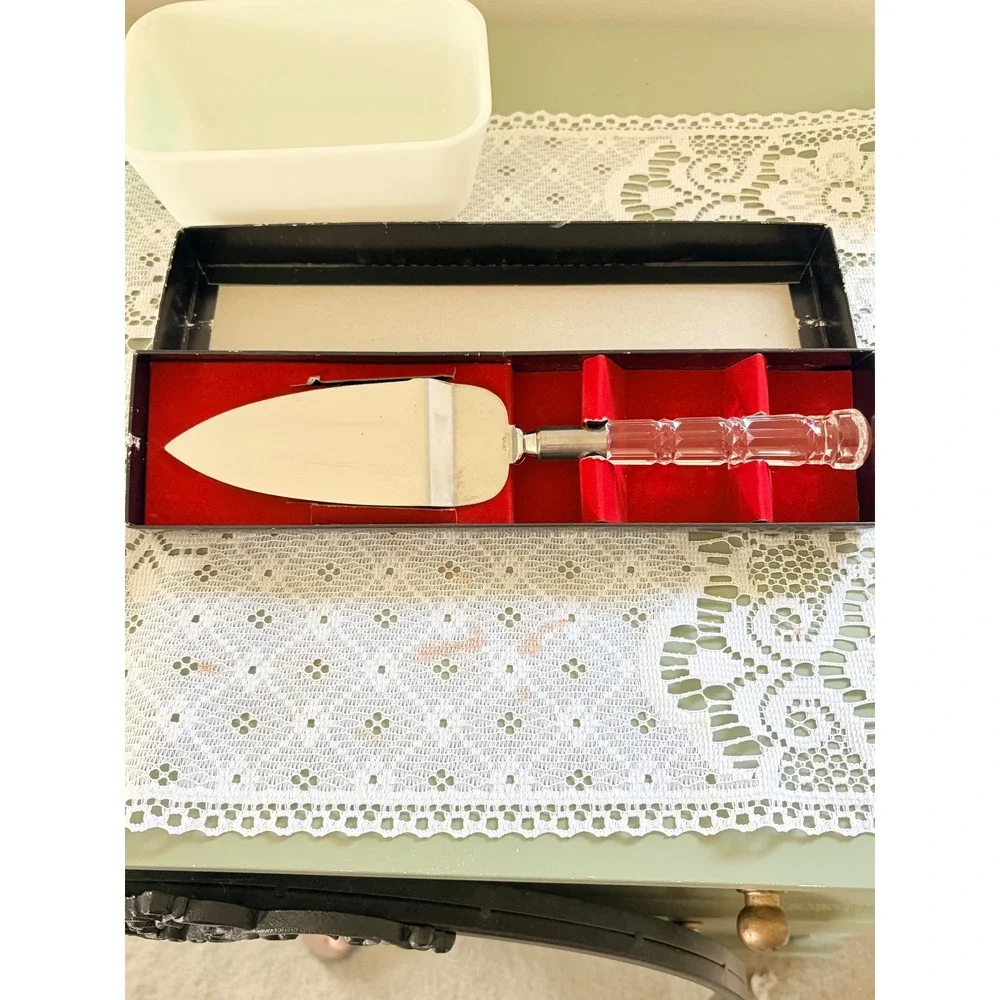 Mirage by Robinson Cake Cutter and Server Stainless Steel Acrylic Handle